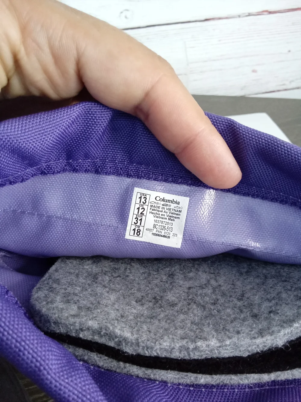 NWT Columbia Kids Waterproof 200g Insulated Winter Snow Boots Purple Size 13